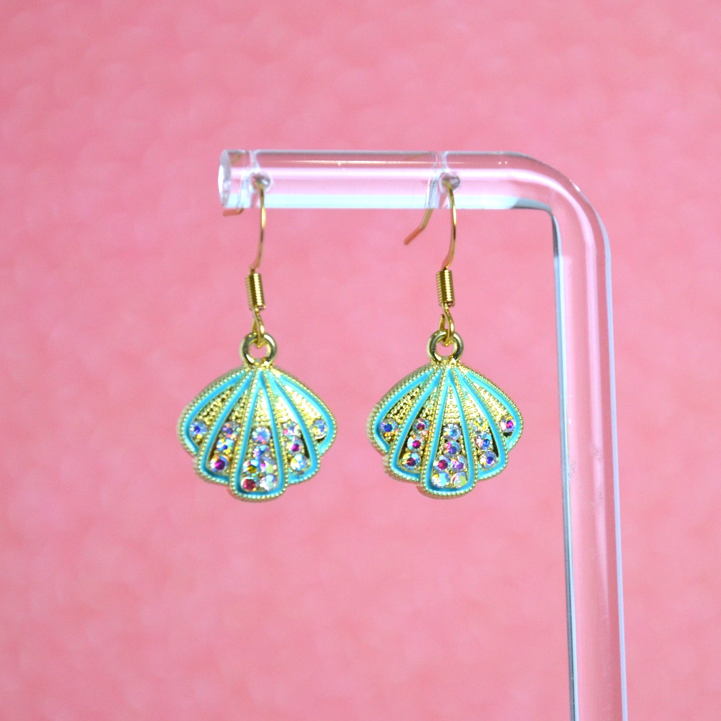 Boucles d'oreilles - Strass de Coquillage et d'étoile