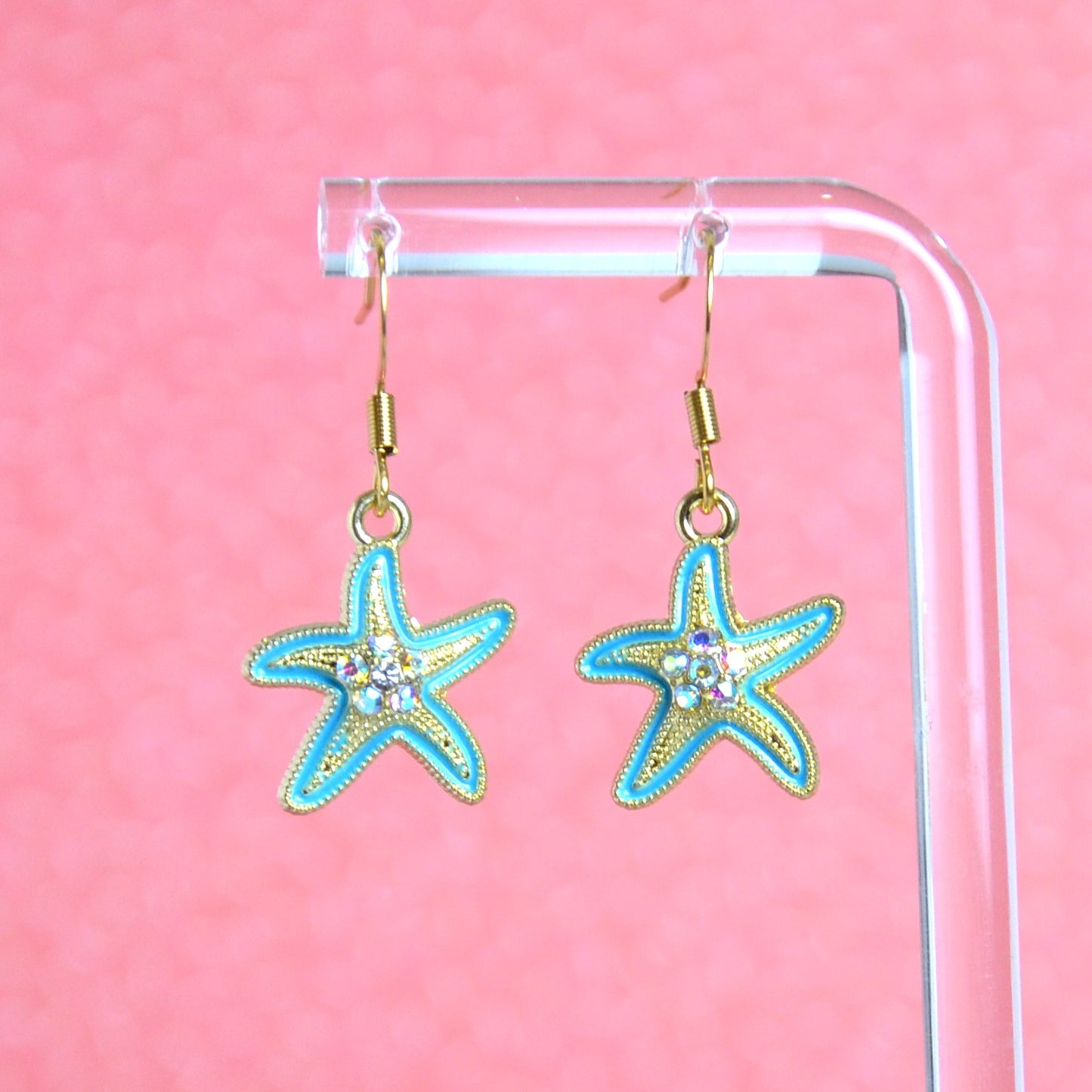 Boucles d'oreilles - Strass de Coquillage et d'étoile
