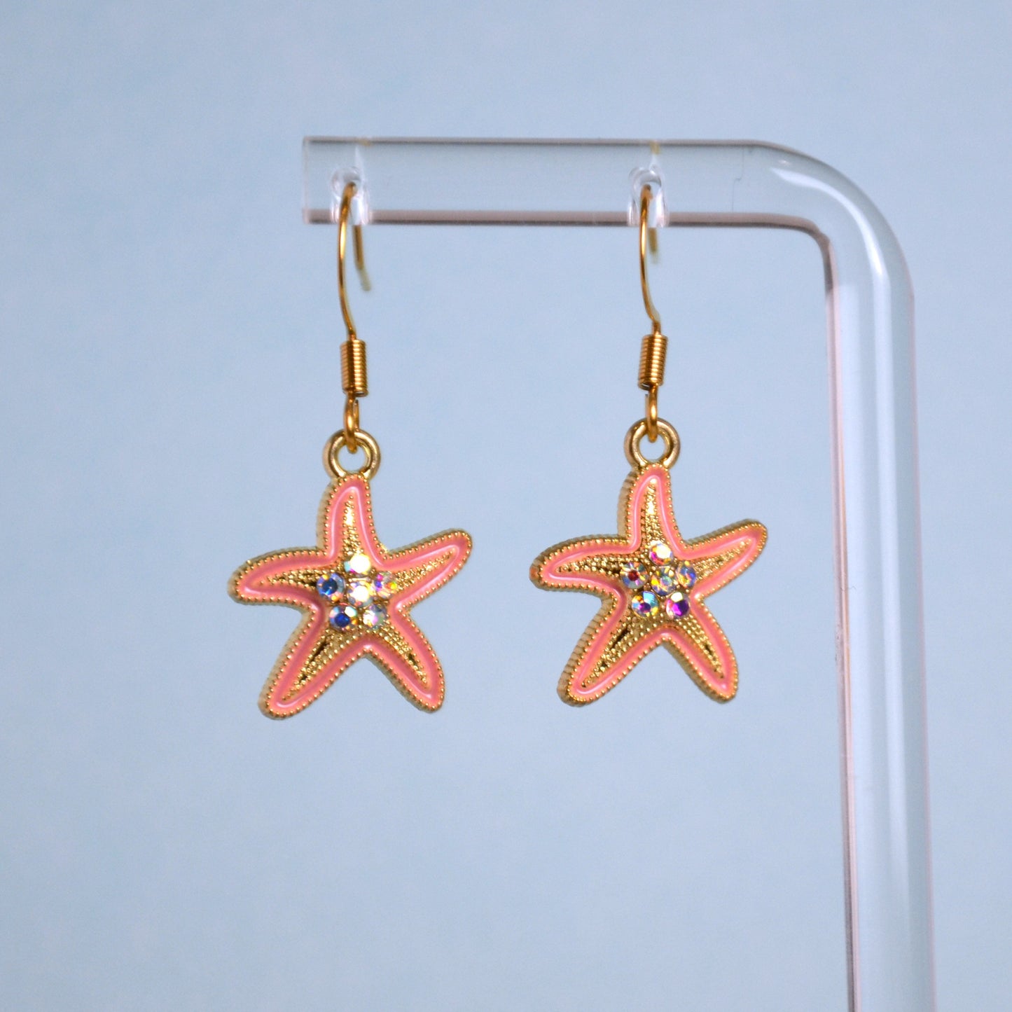 Boucles d'oreilles - Strass de Coquillage et d'étoile