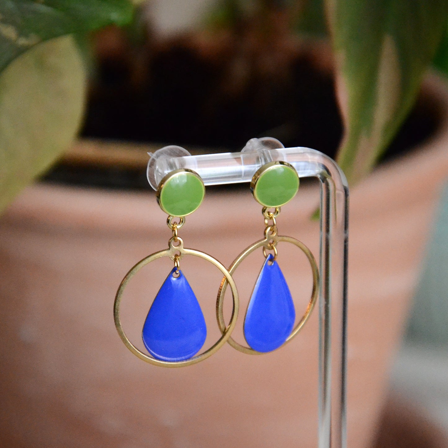 Boucles d'oreilles "Blue Drop"