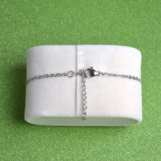 Bracelet Lucky – Acier Inoxydable Argenté 🍀