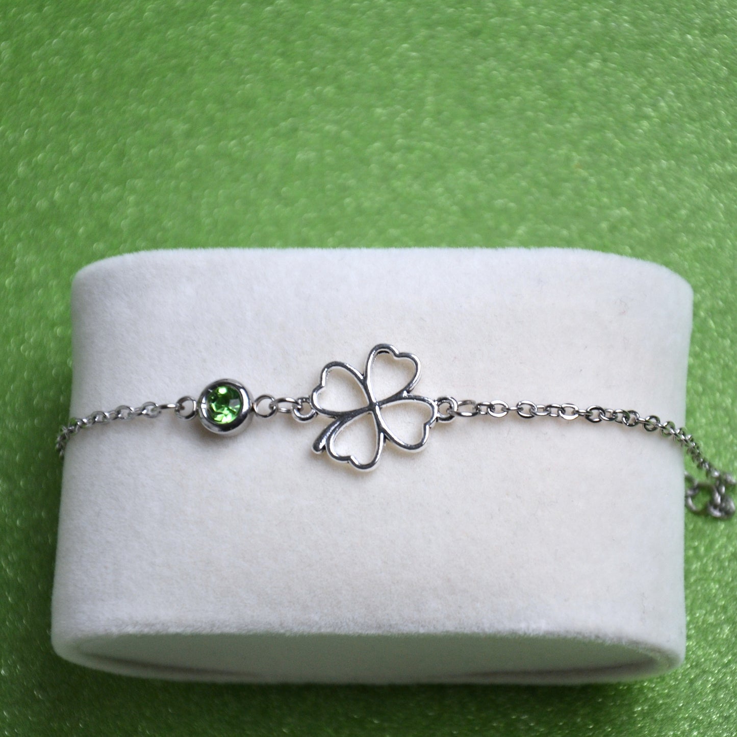 Bracelet Lucky – Acier Inoxydable Argenté 🍀