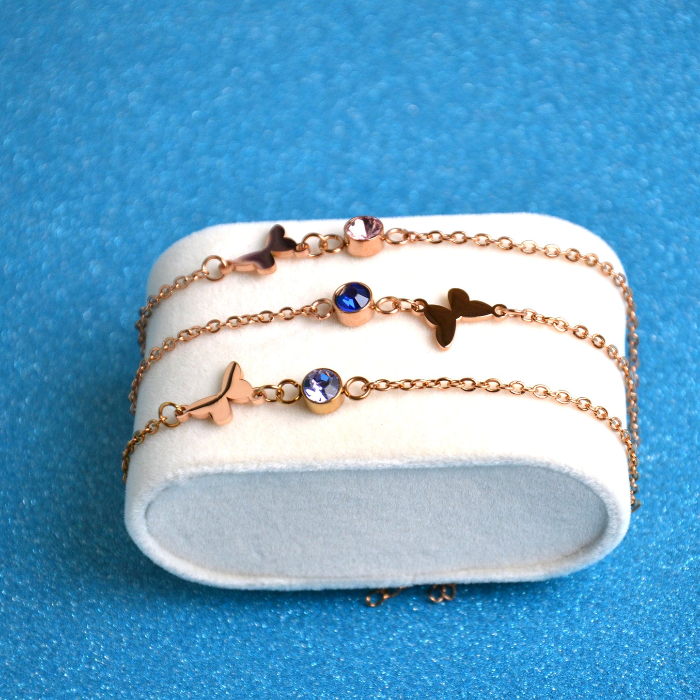 Bracelet Papillon – Acier Inoxydable Rose Gold 🦋