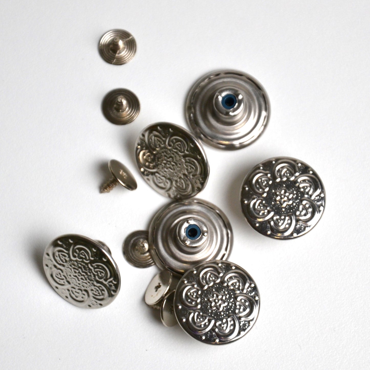 Boutons Jeans À Visser Arabesques 17Mm