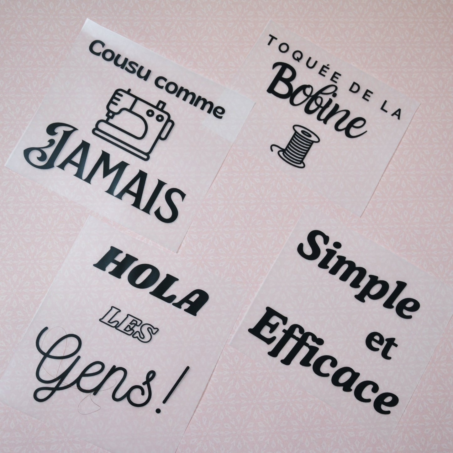 Transferts thermocollants - Les 4 indispensables