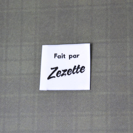 Étiquettes à coudre - Le père noël est une "couturière"