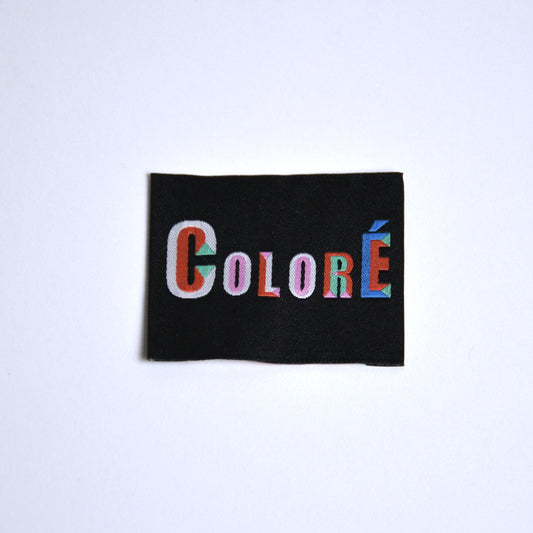 Étiquettes à coudre - "Happy"