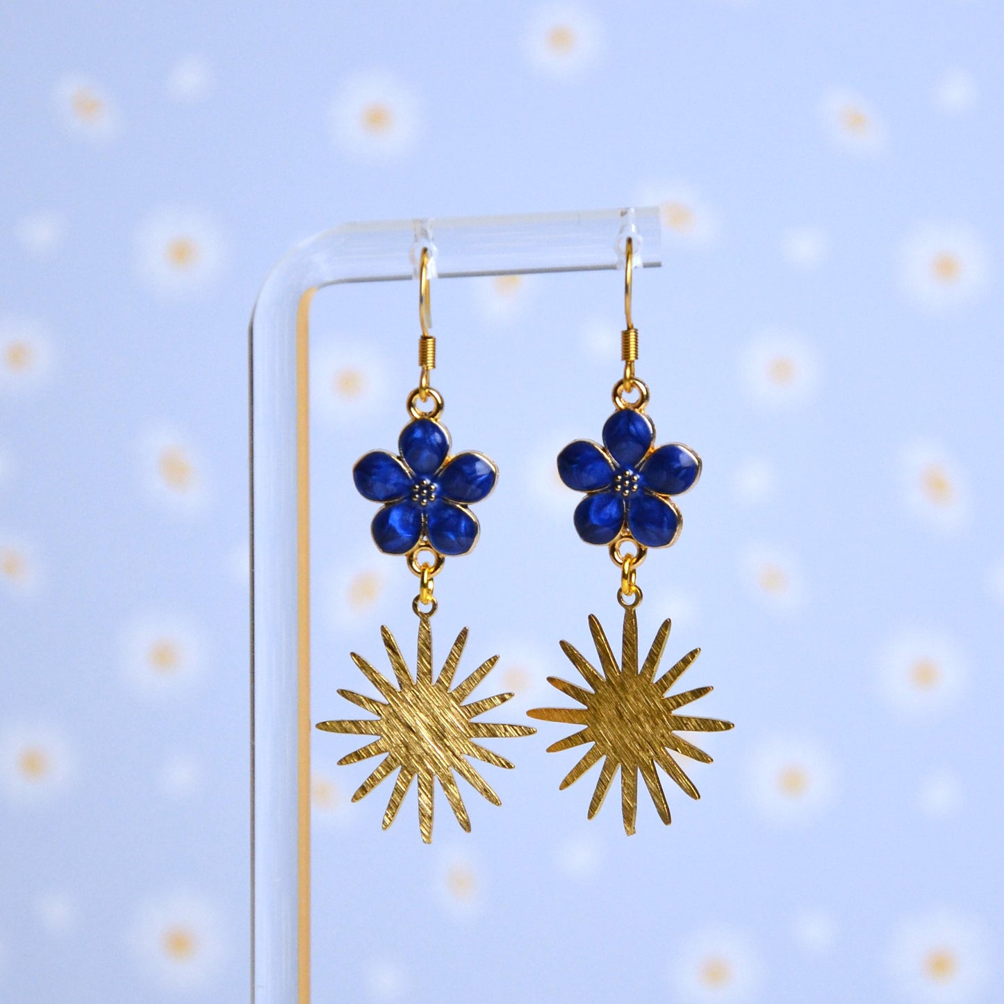 Boucles d'oreilles - Fleur de soleil