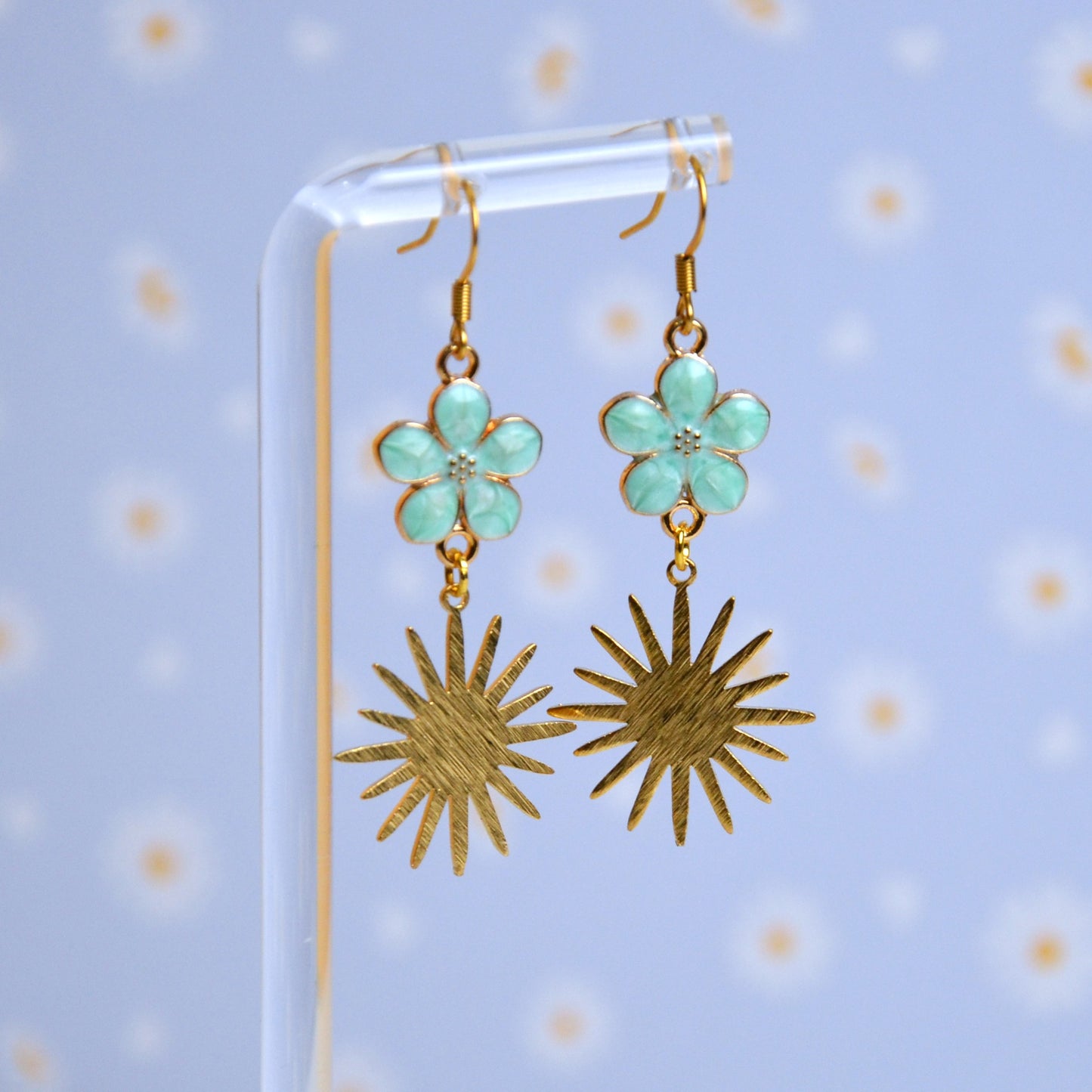 Boucles d'oreilles - Fleur de soleil