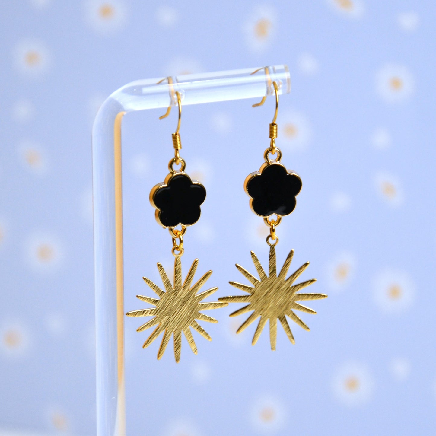 Boucles d'oreilles - Fleur de soleil