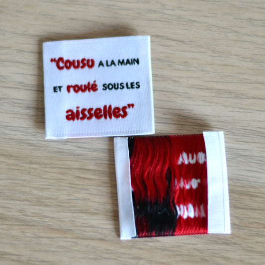 Kit étiquette- Roulé sous les aisselles