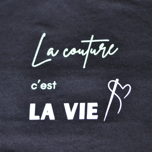 Transferts thermocollants - La couture c'est la vie! blanc