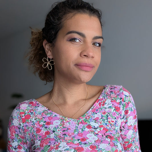 Boucles d'oreilles - Rosace Or