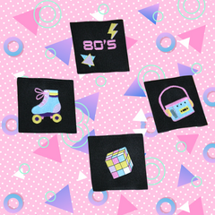 Totally 80’s – Kit d’étiquettes tissées à coudre