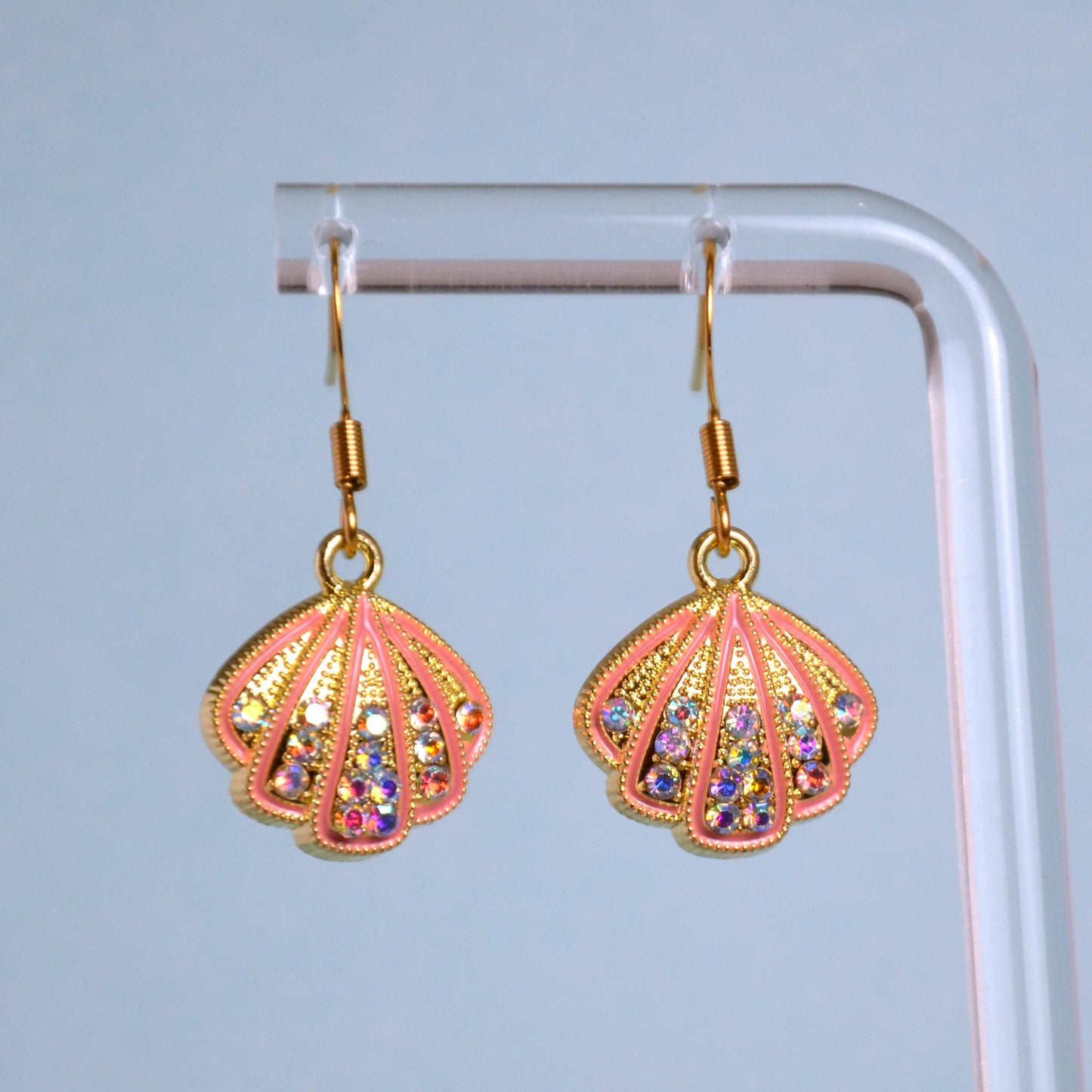 Boucles d'oreilles - Strass de Coquillage et d'étoile