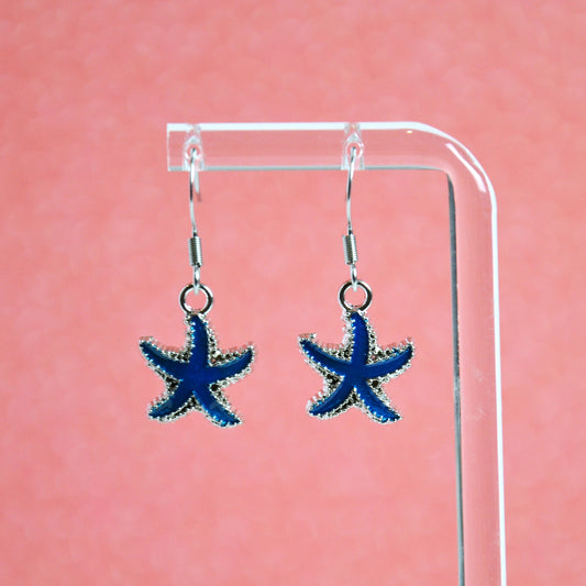 Boucles d'oreilles - étoile de mer océan