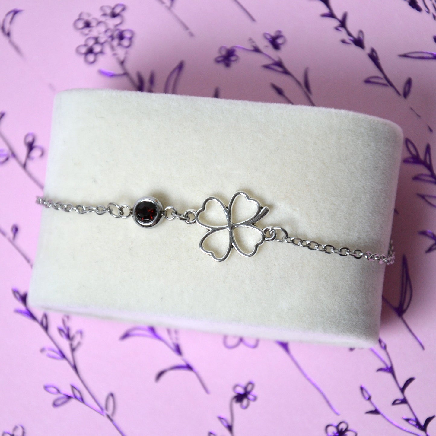 Bracelet Lucky – Acier Inoxydable Argenté 🍀