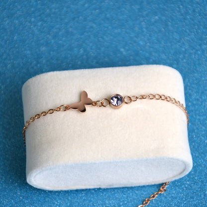 Bracelet Papillon – Acier Inoxydable Rose Gold 🦋