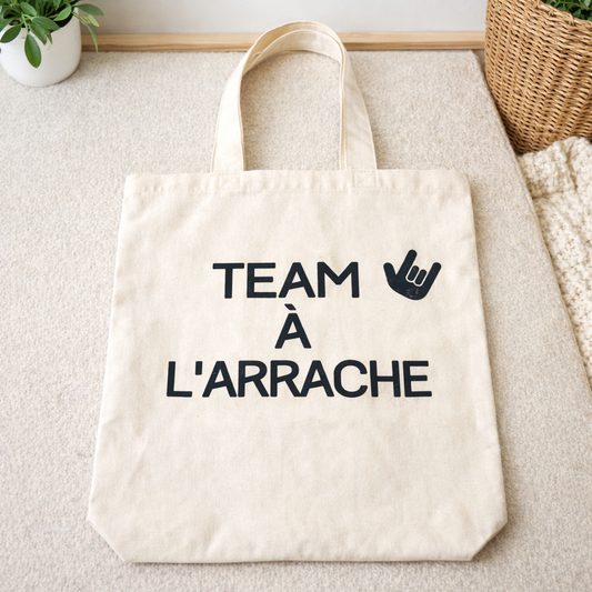 Transferts thermocollants - Team à l'arrache noir