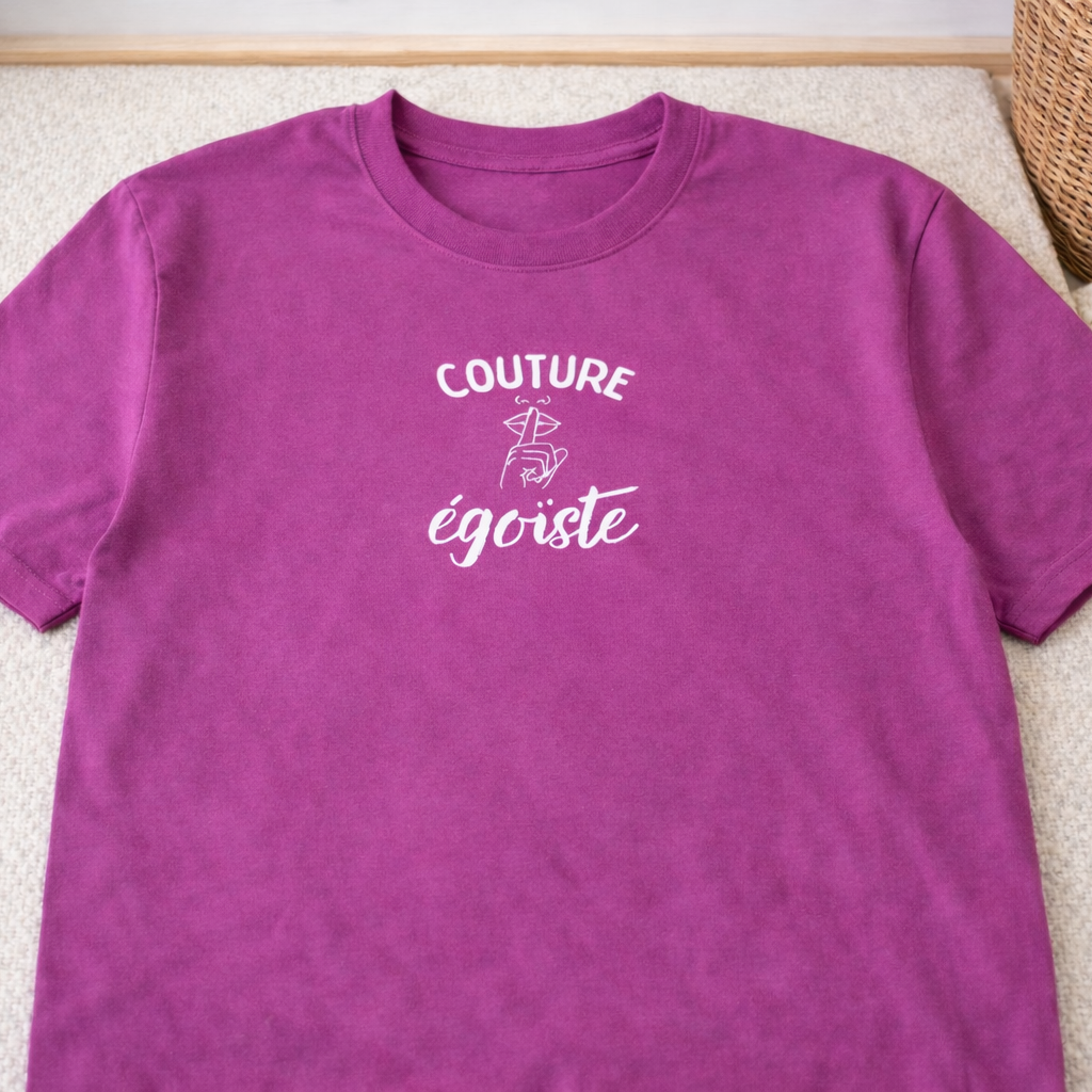 Transferts thermocollants - Couture égoïste blanc