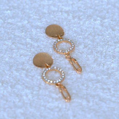 Boucles d’oreilles - Épingle à nourrice