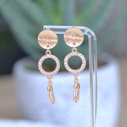 Boucles d’oreilles - Épingle à nourrice