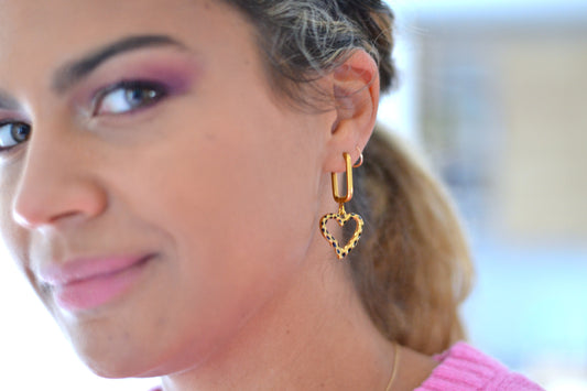 Boucles d’oreilles - Cœur Sauvage