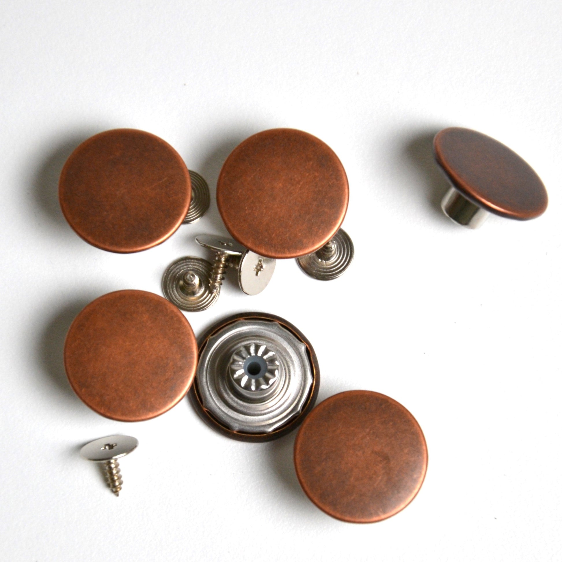 Boutons Jeans - À Visser Bronze 17Mm