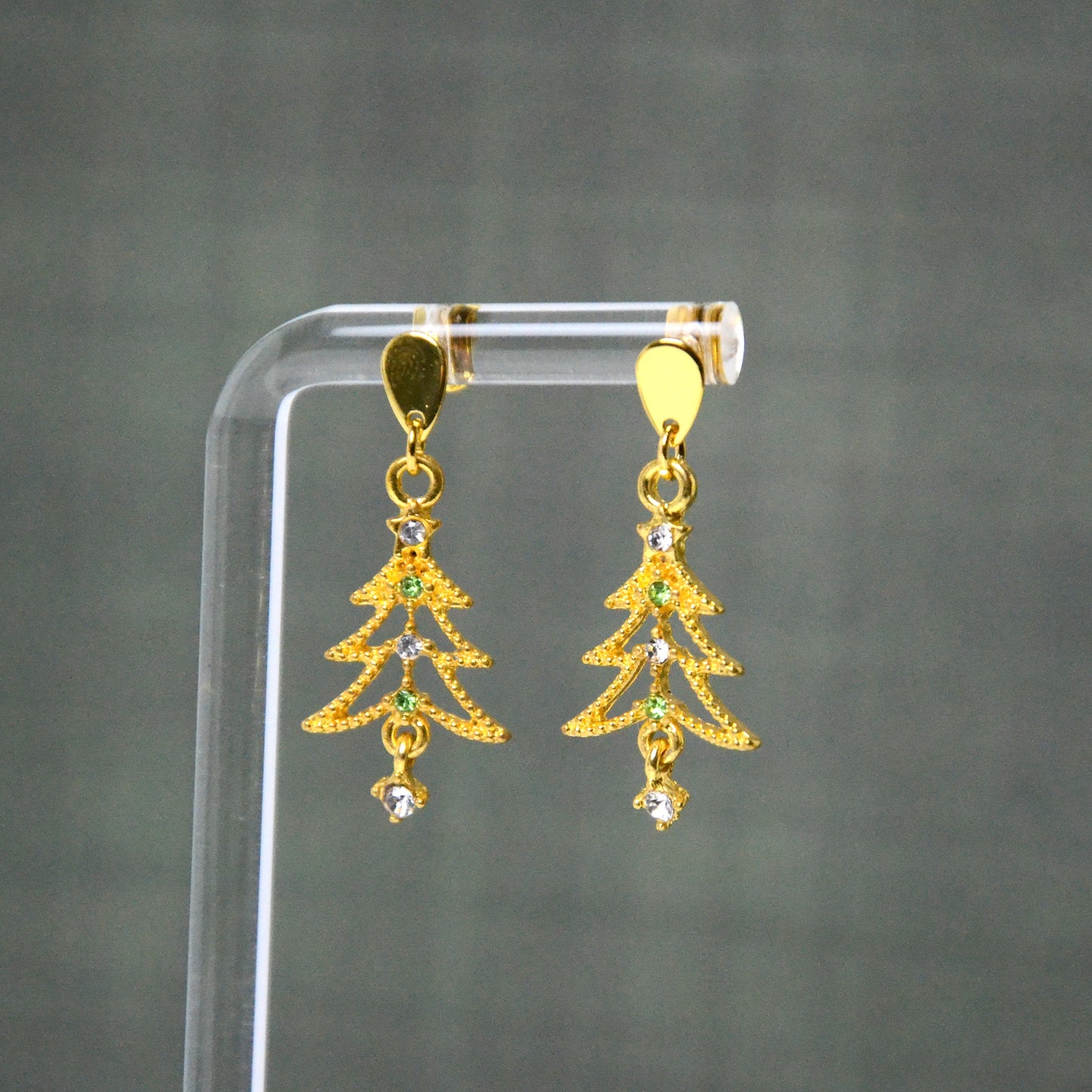 Boucles d'oreilles - Mon beau sapin - or