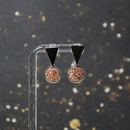 Boucles d'oreilles - Sphère holographique - multi