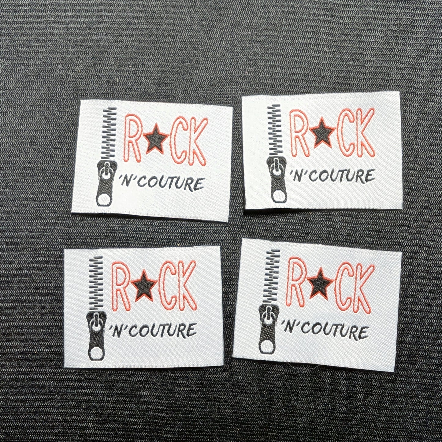 Étiquettes à coudre - ROCK'N'COUTURE