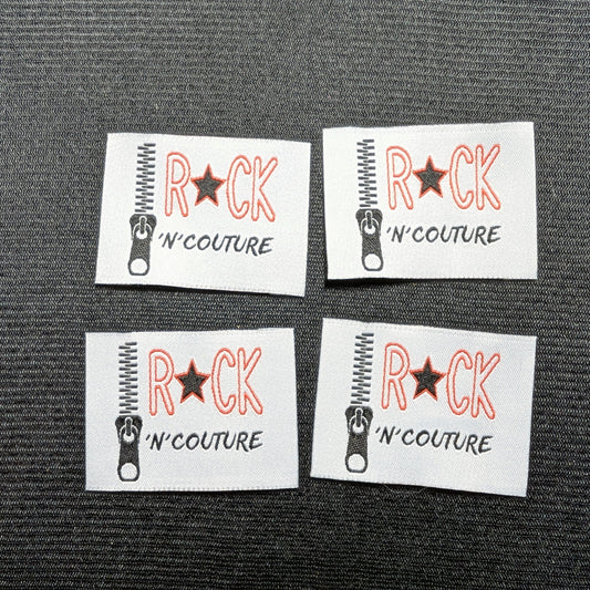 Étiquettes à coudre - ROCK'N'COUTURE