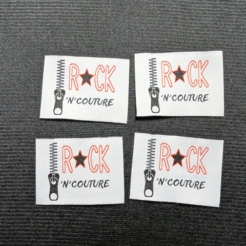Étiquettes à coudre - ROCK'N'COUTURE