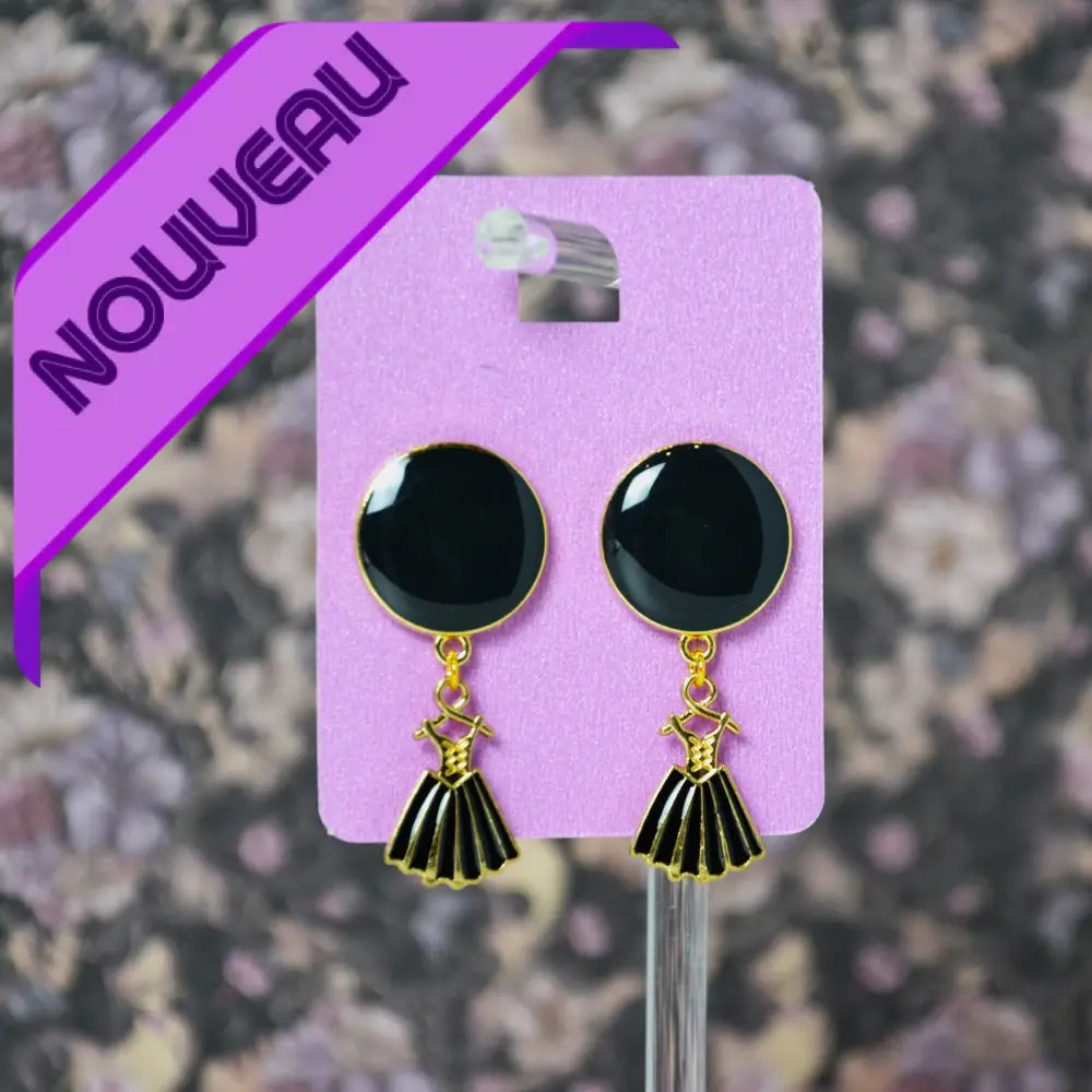 Boucles D’oreilles La Petite Robe Noire