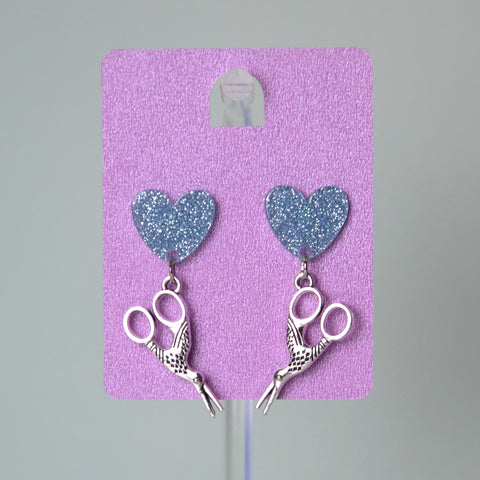 Boucles d'oreilles - Ciseaux oiseaux