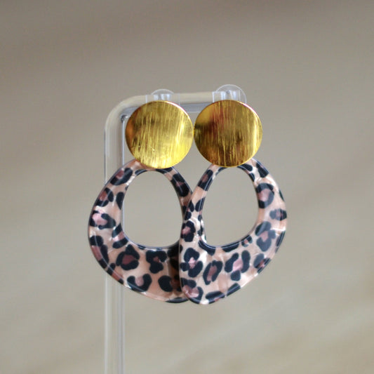 Boucles d'oreilles - Léo vintage Doré