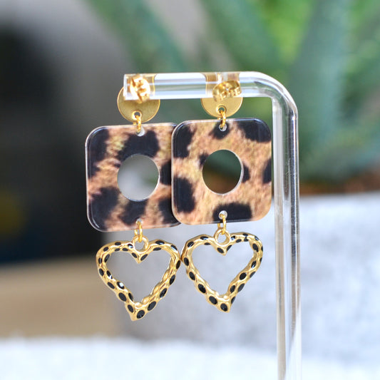 Boucles d’oreilles - Cœur Sauvage Ultra