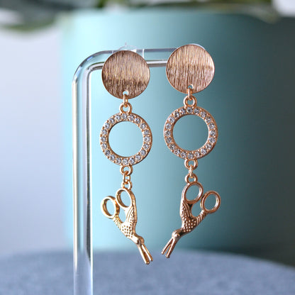 Boucles d’oreilles - Ciseaux oiseaux