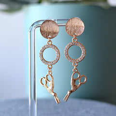 Boucles d’oreilles - Ciseaux oiseaux