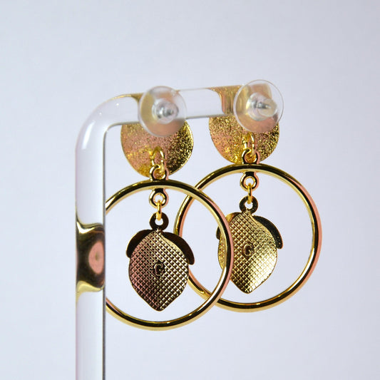Boucles d'oreilles - Citron