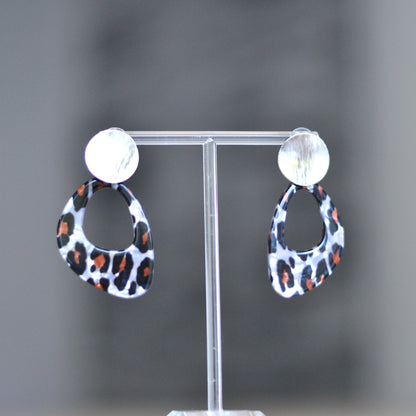 Boucles d'oreilles - Léo rétro Argent