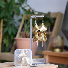 Boucles D'oreilles - Pétales d'aiguille - Gold