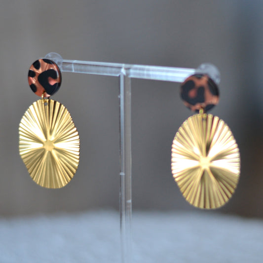 Boucles d’oreilles - Subtile féline