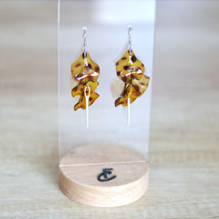 Boucles D'oreilles - Pétales d'aiguille - Léopard