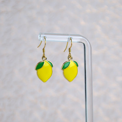 Boucles d'oreilles - Citron