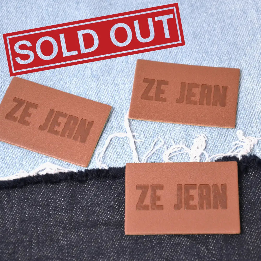 Etiquette Simili Cuir Ze Jean Etiquettes