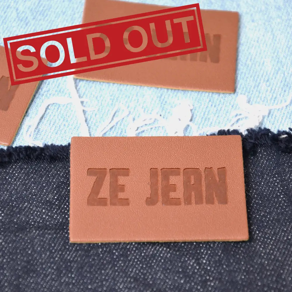 Etiquette Simili Cuir Ze Jean Etiquettes