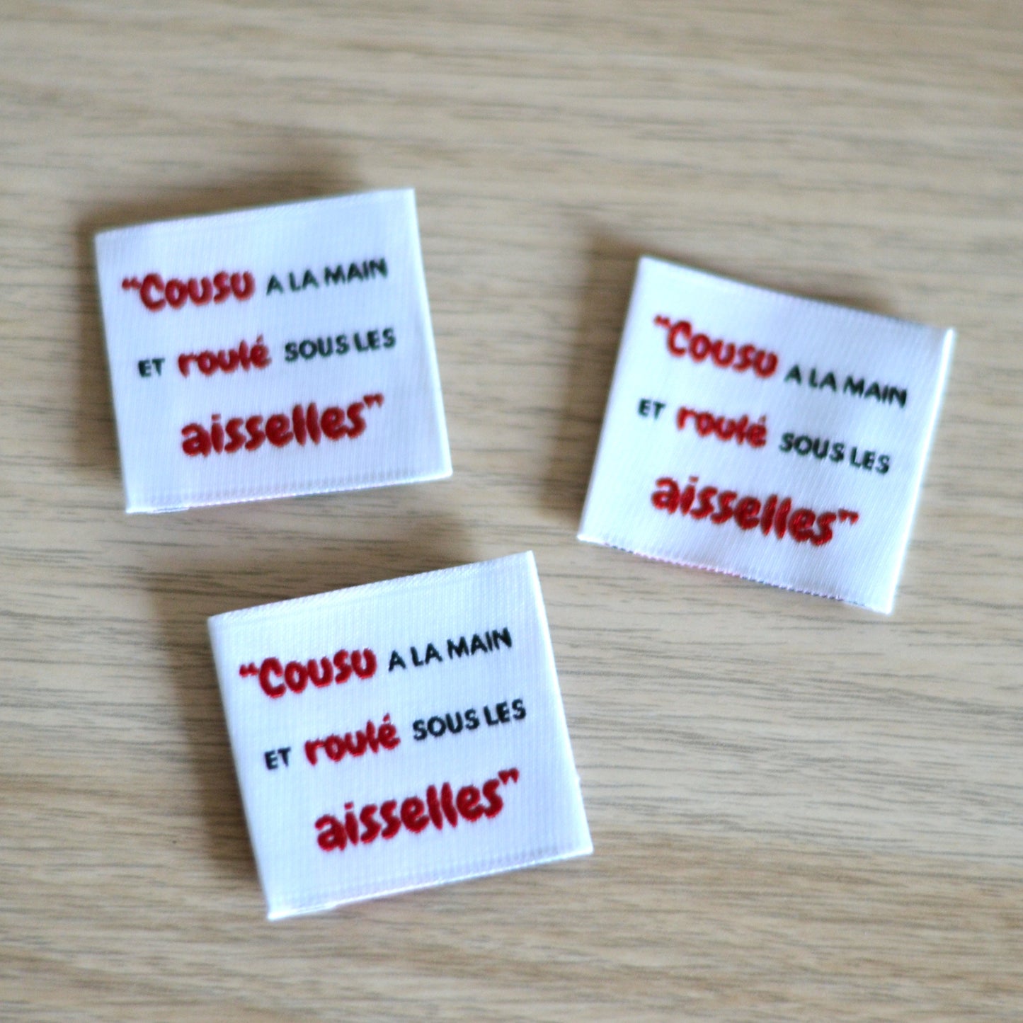 Kit étiquette- Roulé sous les aisselles