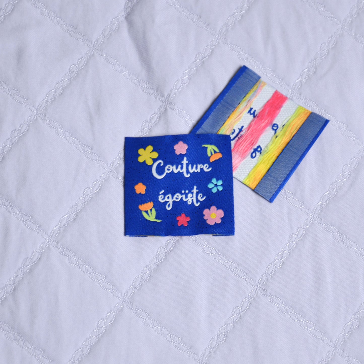 Étiquettes à coudre - “Couture Égoïste” – Fleuri