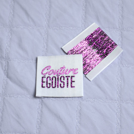 Étiquettes à coudre - “Couture Égoïste” – Brillant